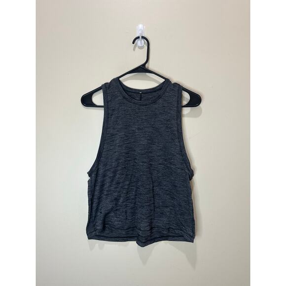 Lululemon Cardio Squad Muscle Tank Sz 4-6 Gray Tank Top - Nice! - Picture 1 of 7